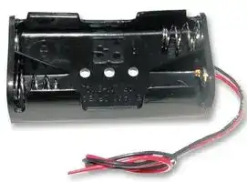 HH-3630: Battery Holder, AAA, 2 x Through Hole, Wire Leads