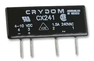 CX241: Solid State Relay, CX241 Series, SIP, SPST-NO, 1.5 A, 280 Vrms, PCB, Through Hole, Zero Crossing