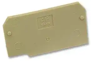 021136 AP (SAKR): End Cover, for Use with Feed Through Terminal Blocks
