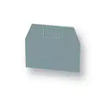 011836816: End Cover, for Use with Terminal Blocks Type: 2.5-10mm² Standard, Earth 4/6mm², Isolating 4mm², Grey