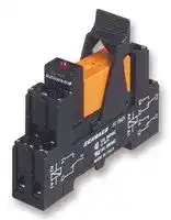 1-1415073-1: Power Relay, DPDT, 24 VDC, 8 A, RT4 Series, DIN Rail, Non Latching