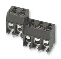 20.101M/2: Wire-To-Board Terminal Block, 5 mm, 2 Ways, 22 AWG, 12 AWG, Screw