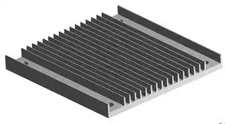 241204B92200G: Heat Sink, Square, For DC/DC Converters, Half Brick, 57.9 mm, 11.4 mm, 61 mm