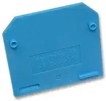 011798 AP (SAK4.6): End / Intermediate Plate, for Use with W Series, Blue