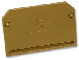 019132 AP (SAKS3): End Plate / Partition, for Use with SAKS1 and SAKS3 Fuse Terminals, Brown