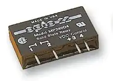 MP240D2: Solid State Relay, 2 A, 280 VAC, PCB, Through Hole, Zero Crossing