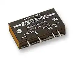 DC60MP: Solid State Relay, 3 A, 60 VDC, PCB, Through Hole, DC Switch