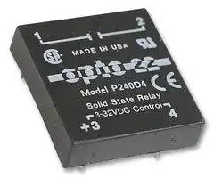 P240D4: Solid State Relay, 4 A, 280 VAC, PCB, Through Hole, Zero Crossing