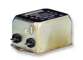 FN2060-16-06: Power Line Filter, General Purpose, 250 VAC, 16 A, Single Phase, 2 Stage, Chassis Mount