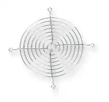 MC08628: Fan Finger Guard, Grille, Steel - Wire Form, 60mm Axial Fans, 70.7 mm, Bright Nickel Chrome