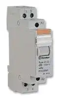 22.22.8.110.4000: Power Relay, Non Latching, DPST-NO, 110 VAC, 20 A, 22 Series, DIN Rail