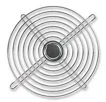 LZ26K: Fan Finger Guard, Grille, Steel - Wire Form, 171mm Axial Fans, 162 mm, Bright Nickel Chrome