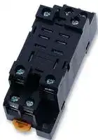 PTF08A-E: Relay Socket, DIN Rail, Screw, 8 Pins, 10 A, PTF Series