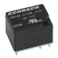 V23148A1105A101: General Purpose Relay, U/UB Series, Power, Non Latching, SPDT, 12 VDC, 5 A