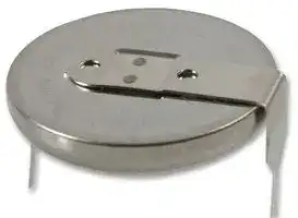 CR-1632/HEN: Battery, 3 V, 1632, Lithium Manganese Dioxide, 140 mAh, PCB Pins, 1