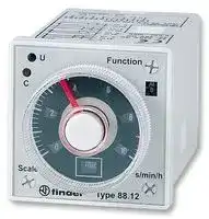 88.12.0.230.0002: Analogue Timer, Plug In, 88 Series, Multifunction, 16 Ranges, 0.05 s, 100 h, 2 Changeover Relays