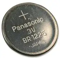 BR-1225/BN: Battery, 3 V, 1225, Lithium Poly Carbon Monofluoride, 48 mAh, Flat Top, 1