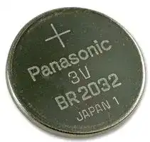 BR-2032/BN: Battery, 3 V, 2032, Lithium Poly Carbon Monofluoride, 200 mAh, Pressure Contact, 1