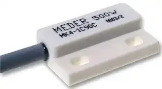 MK4-1A66B-500W: Reed Switch, MK04 Series, Panel Mount, 15 mm, SPST-NO, 10 W, 200 Vac/dc, 1.25 A, 10 to 15 AT
