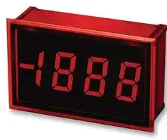 DMS-20PC-0-RS-C: Digital Panel Meter, Self Powered, LED, 3-1/2 Digits, DC Voltage, -200mV to +200mV