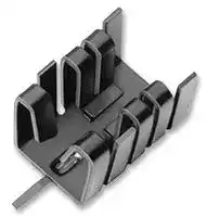 FK 237 SA 220 V: Heat Sink, Square, PCB, Clip On, 21 °C/W, TO-220, 14.5 mm, 12.7 mm, 19 mm