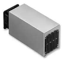 LA 6/100 24V: Fan / Force Cooled Heat Sink, Hollow Fin Aggregate, 0.25 °C/W, 74 mm, 62 mm, 100 mm, 46 m³/h