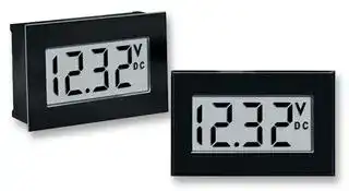 DMS-20LCD-0-9-C — Voltmeter, DMS-20LCD Series, DC Voltage, -200mV to +200mV, 3.5 Digits, 7.5 Vdc to 14 Vdc