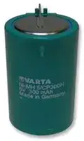 55630605800.: Rechargeable Battery, 6 V, Nickel Metal Hydride, 300 mAh, PCB Pins, 1