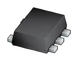 DZQA6V8AXV5-7: TVS Diode, 4.3 V, 13 V, SOT-553, 5 Pins