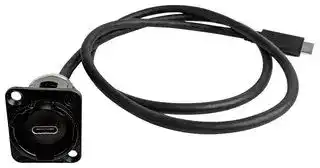 EHUSB31CFCMB: EH MINI USB 3.1 C WITH 3  CABLE, BLACK 01AH3039