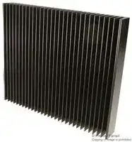 96CN-02500-A-200: Heat Sink, Extruded Range - 4, Black Anodized, 0.29 °C/W, 300 mm, 40 mm, 250 mm