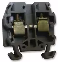 011049117: DIN Rail Mount Terminal Block, 2 Ways, 22 AWG, 12 AWG, 4 mm², Screw, 30 A