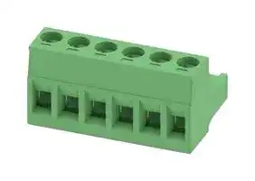 1757051: Pluggable Terminal Block, 5.08 mm, 6 Ways, 24 AWG, 12 AWG, 2.5 mm², Screw