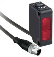XUMTAPCNL03M12: Photoelectric Sensor, OsiSense XU Series, Retroreflective, 2 m, PNP, 12 to 24 Vdc, M12 Connector