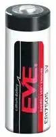ER17505: Battery, 3.6 V, A, Lithium Thionyl Chloride, 3.6 Ah, Raised Positive and Flat Negative, 1