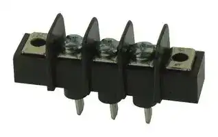 38721-6703: PCB Mount Barrier Terminal Block, 9.53 mm, 1 Row, 3 Ways, 24 AWG, 12 AWG, 25 A