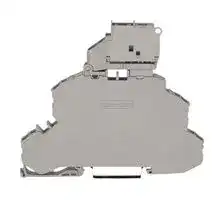 2002-2611: DIN Rail Mount Terminal Block, 4 Ways, 22 AWG, 12 AWG, 2.5 mm², Push In, 6.3 A