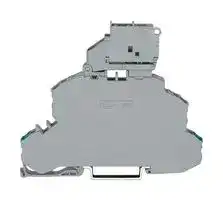 2002-2612: DIN Rail Mount Terminal Block, 4 Ways, 22 AWG, 12 AWG, 2.5 mm², Push In, 6.3 A