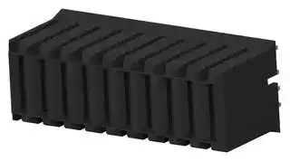 120953-7: Connector, Universal Power Module, 10 Contacts, Receptacle, Press Fit, 1 Rows