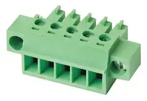 20.1550MF/3-E: Pluggable Terminal Block, Flanged, 3.5 mm, 3 Ways, 28 AWG, 16 AWG, 1.5 mm², Screw