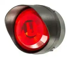LED-TL-02-02: Traffic Light, Red, Continuous/Flashing, 30 V, IP65, 108 mm x 104 mm, LED TL Series