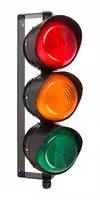 LED-TL-02-02-01-04: Traffic Light, Red/Amber/Green, Continuous, 30 V, IP65, 108 mm x 392.5 mm, LED TL Series
