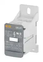1SNL308010R0000: Panel Mount Barrier Terminal Block, 80 A, 1.5 kV, 1 Pole, 3, Screw, 4 AWG
