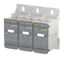 1SNL312530R0000: Panel Mount Barrier Terminal Block, 125 A, 1.5 kV, 3 Pole, 1, Screw, 2 AWG