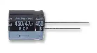 200BXF82M18X16: Electrolytic Capacitor, Miniature, 82 µF, 200 V, ± 20%, Radial Leaded, 10000 hours @ 105°C, Polar