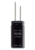 450CXW82MEFC16X31.5 — Electrolytic Capacitor, Miniature, 82 µF, 450 V, ± 20%, Radial Leaded, 5000 hours @ 105°C, Polar