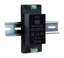 DDRH-15-05DR: Isolated DIN Rail Mount DC/DC Converter, ITE & Industrial, 10:1, 10 W, 1 Output, 5 V, 2 A