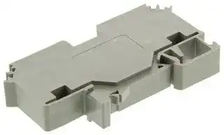 283-601: DIN Rail Mount Terminal Block, 2 Ways, 24 AWG, 6 AWG, 16 mm², Clamp, 76 A