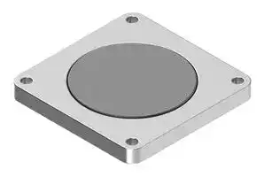 BWA-QM30-FMSS: Magnetic Bracket, Temperature/Vibration Sensor, Flat Surface, Stainless Steel, QM30VT Series