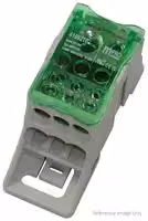 MP011727: Panel Mount Barrier Terminal Block, 160 A, 690 V, 2 Pole, 2, Screw